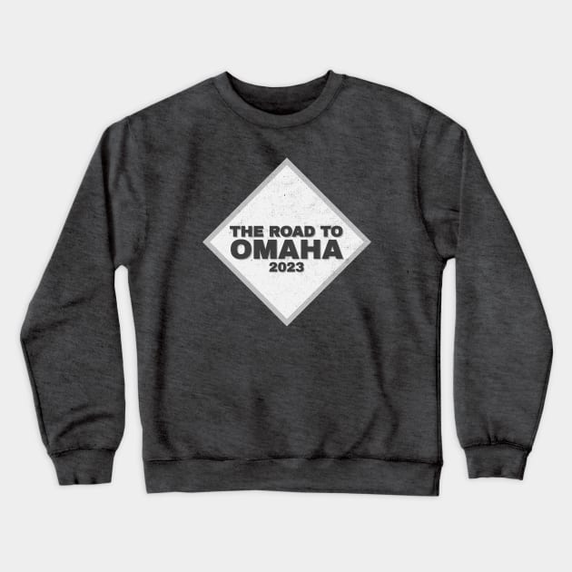 College World Series College Baseball Omaha 2023 Crewneck Sweatshirt by Designedby-E